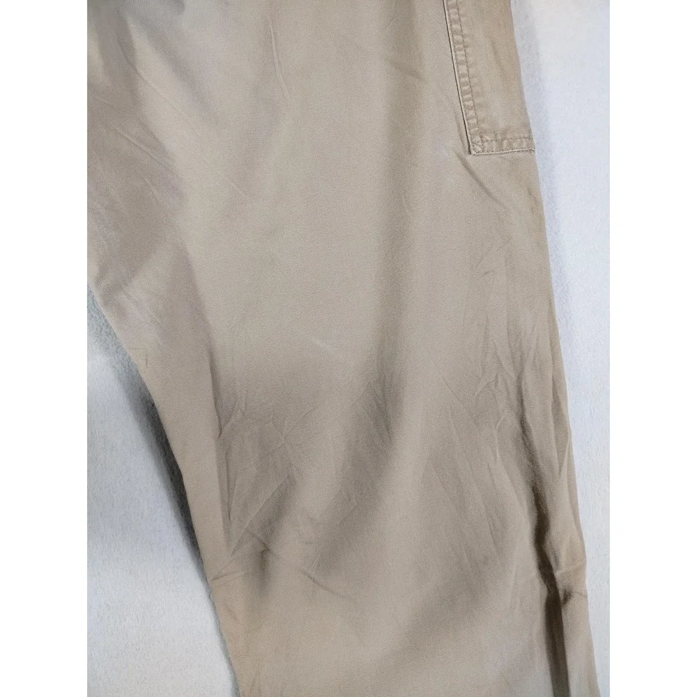 Carhartt Pants Mens 38 Khaki‎ Dungaree Fit Carpenter Workwear Utility